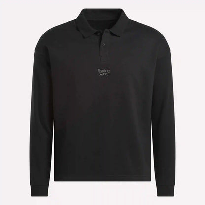 Men's Wardrobe Essentials Long Sleeve Polo Shirt