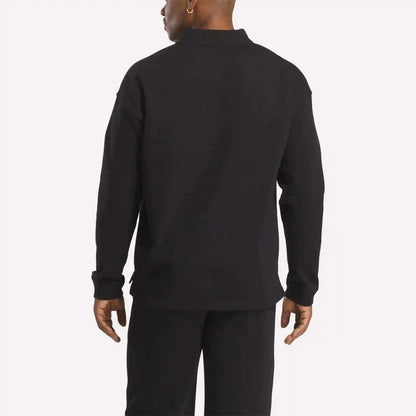 Men's Wardrobe Essentials Long Sleeve Polo Shirt